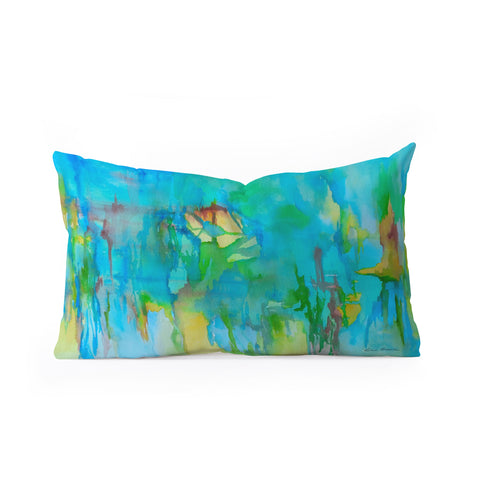 Rosie Brown Colorful Feelings Oblong Throw Pillow