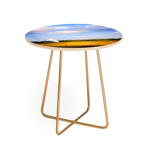 Rosie Brown Come Fly With Me Round Side Table