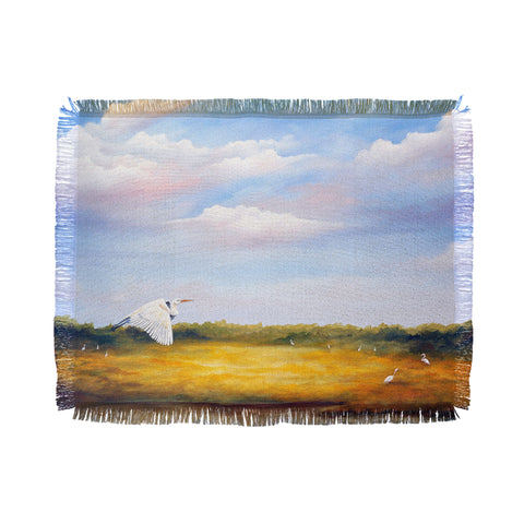 Rosie Brown Come Fly With Me Throw Blanket