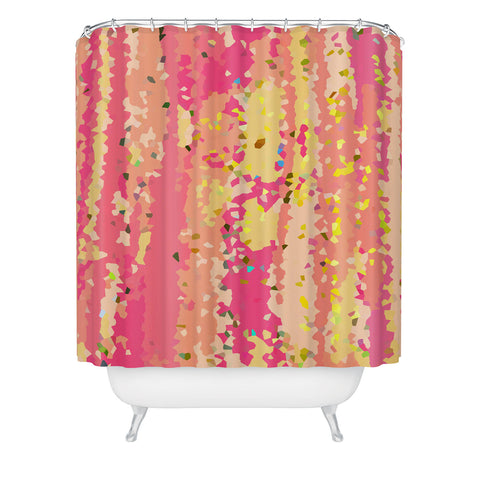 Rosie Brown Confetti Shower Curtain