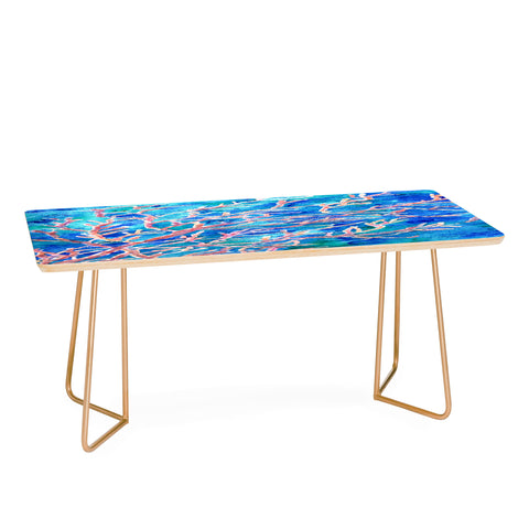 Rosie Brown Coral Fan Coffee Table