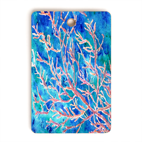 Rosie Brown Coral Fan Cutting Board Rectangle