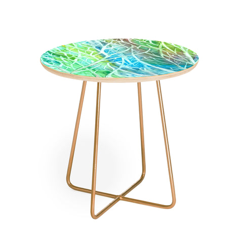 Rosie Brown Coral View Round Side Table