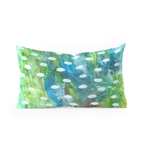 Rosie Brown Dots And Dots Oblong Throw Pillow