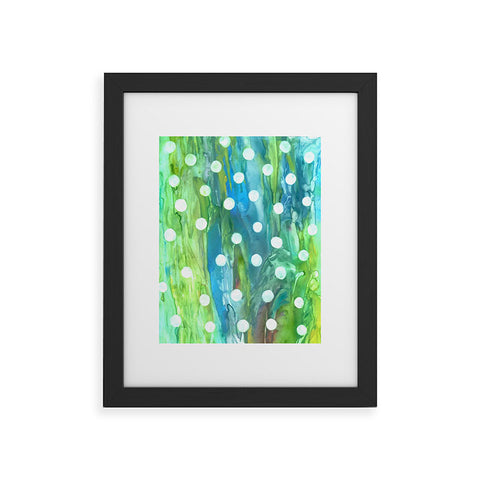 Rosie Brown Dots And Dots Framed Art Print