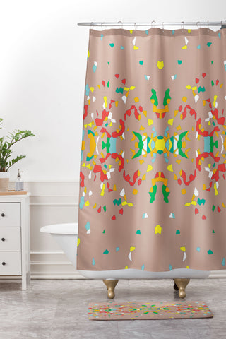 Rosie Brown Easy Pieces Shower Curtain And Mat
