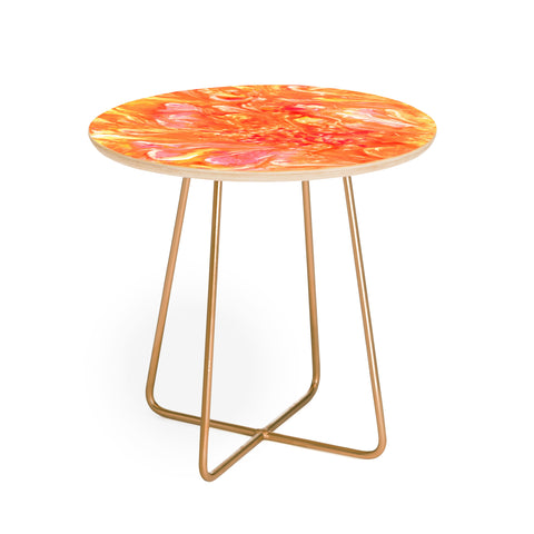 Rosie Brown Falling Petals Round Side Table