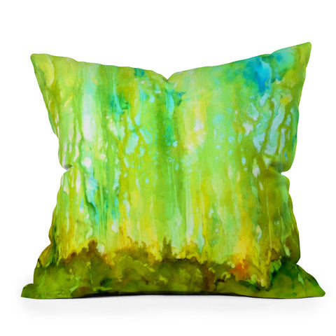 Rosie Brown Forest Glow Outdoor Throw Pillow