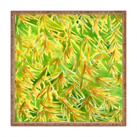 Rosie Brown Fronds Square Tray