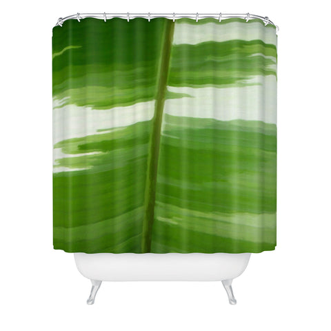 Rosie Brown Garden Stripes Shower Curtain