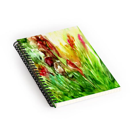 Rosie Brown Glorious Garden Spiral Notebook