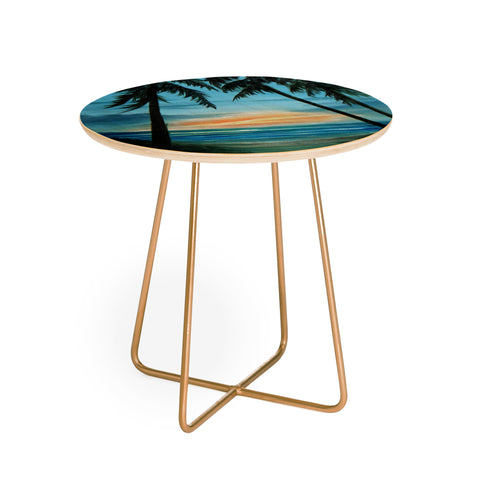 Rosie Brown Good Morning Sunshine Round Side Table