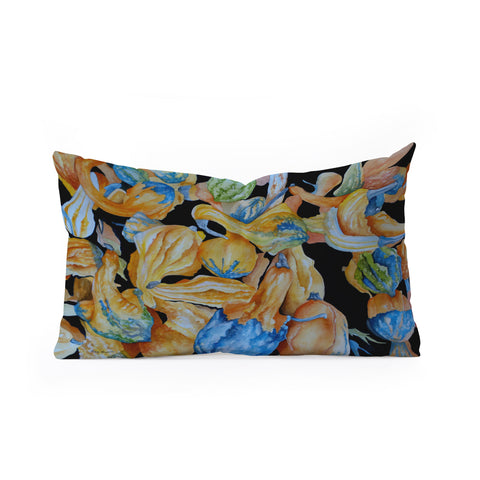 Rosie Brown Gourds Galore Oblong Throw Pillow