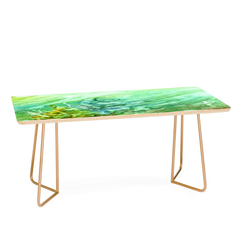 Rosie Brown Green Coral Coffee Table