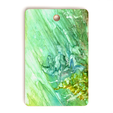 Rosie Brown Green Coral Cutting Board Rectangle