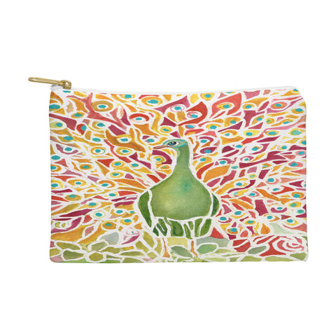 Rosie Brown Grove Peacock Pouch