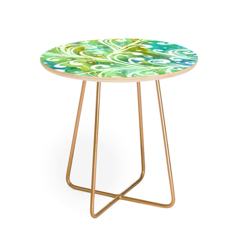 Rosie Brown Happy Dance Round Side Table