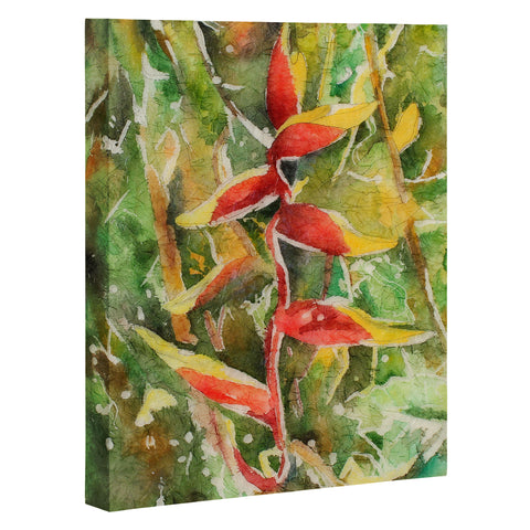 Rosie Brown Heliconia Art Canvas
