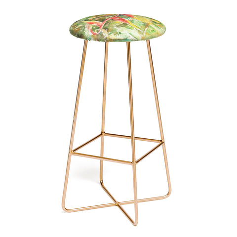Rosie Brown Heliconia Bar Stool