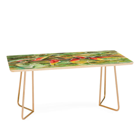 Rosie Brown Heliconia Coffee Table