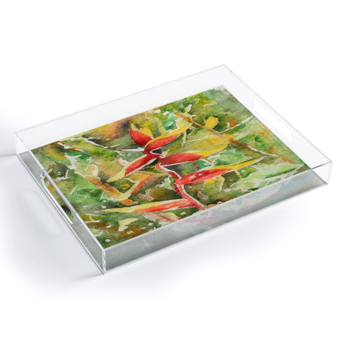 Rosie Brown Heliconia Acrylic Tray