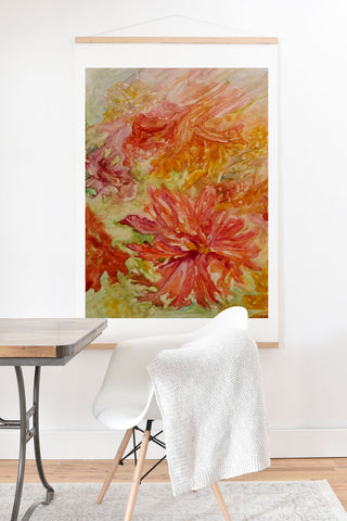 Rosie Brown Hello Hibiscus Art Print And Hanger
