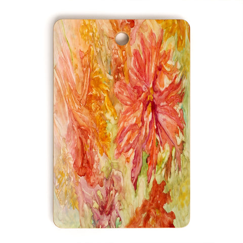 Rosie Brown Hello Hibiscus Cutting Board Rectangle