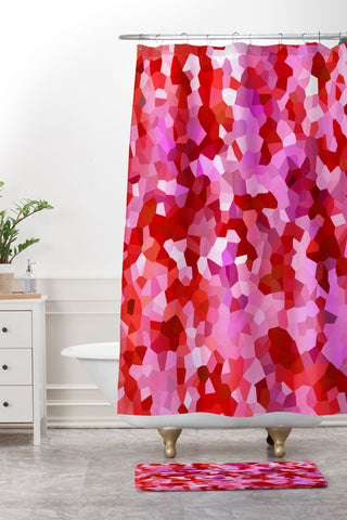 Rosie Brown Its Love Shower Curtain And Mat