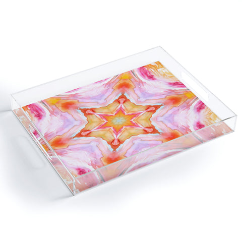 Rosie Brown Kaleidoscope Acrylic Tray