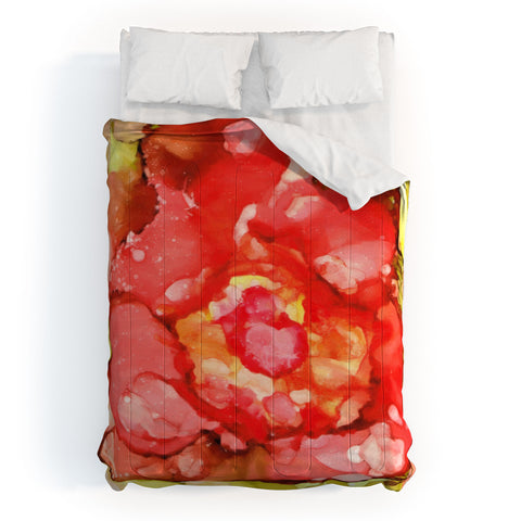 Rosie Brown Kiss From A Rose Comforter