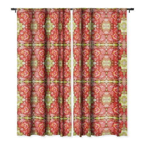 Rosie Brown Kiss From A Rose Blackout Window Curtain