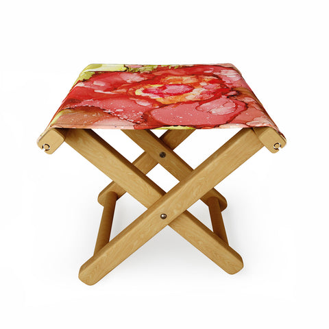 Rosie Brown Kiss From A Rose Folding Stool
