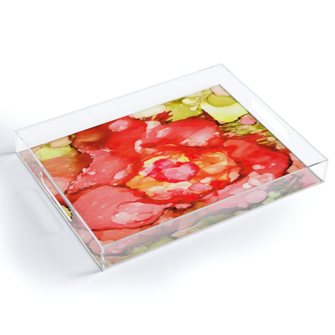 Rosie Brown Kiss From A Rose Acrylic Tray