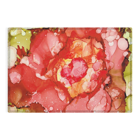Rosie Brown Kiss From A Rose Outdoor Rug