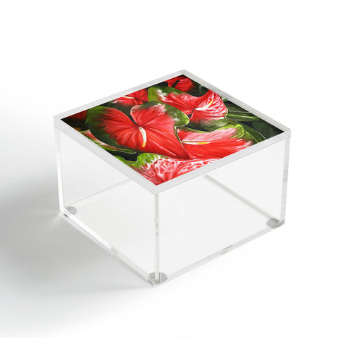 Rosie Brown Lady In Red Acrylic Box