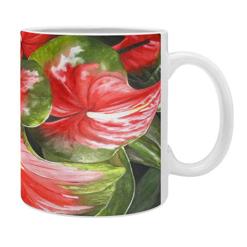 Rosie Brown Lady In Red Coffee Mug