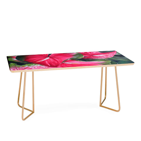 Rosie Brown Lady In Red Coffee Table