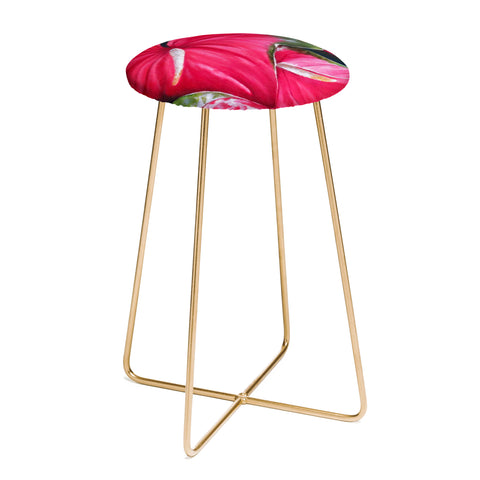 Rosie Brown Lady In Red Counter Stool