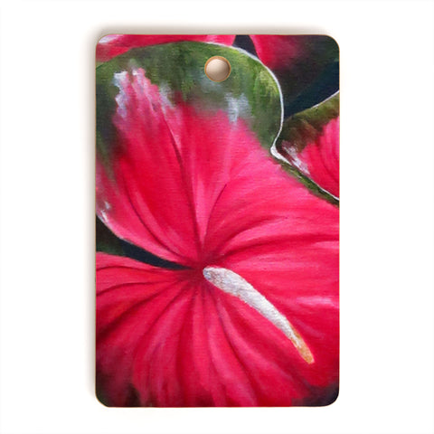 Rosie Brown Lady In Red Cutting Board Rectangle