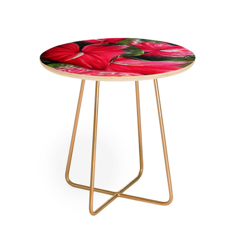 Rosie Brown Lady In Red Round Side Table