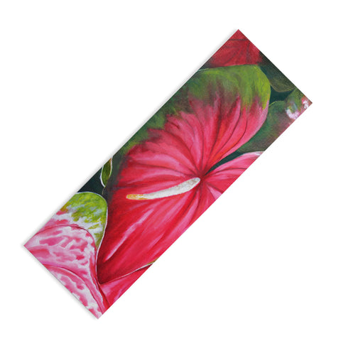 Rosie Brown Lady In Red Yoga Mat