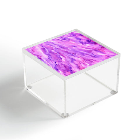 Rosie Brown Magenta Marble Acrylic Box