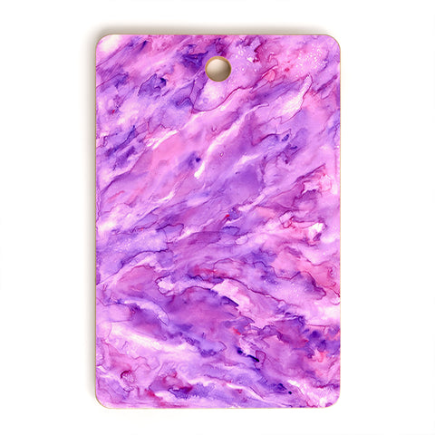 Rosie Brown Magenta Marble Cutting Board Rectangle