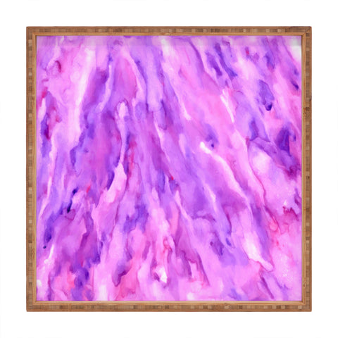 Rosie Brown Magenta Marble Square Tray