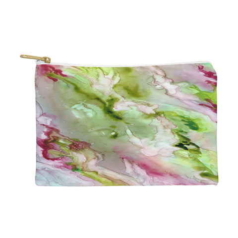 Rosie Brown Magenta Ribbons Pouch