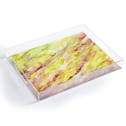 Rosie Brown Marble Veins Acrylic Tray