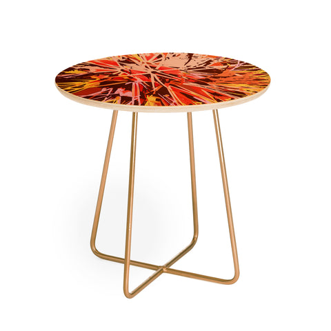 Rosie Brown Natures Fireworks Round Side Table