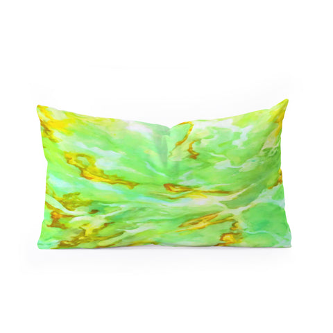 Rosie Brown Neon Sea Coral Oblong Throw Pillow