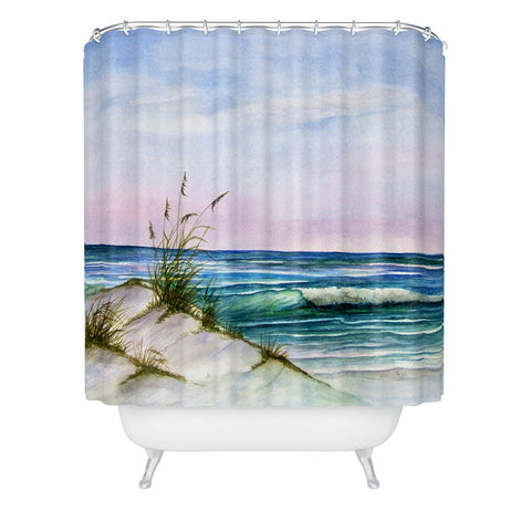 Rosie Brown Okaloosa Beach Shower Curtain