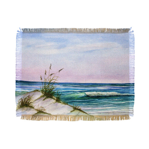 Rosie Brown Okaloosa Beach Throw Blanket